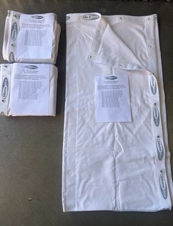 White Fabric Panels For Sale