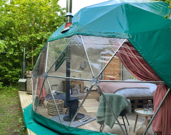 7x Furnished Glamping Domes For Sale