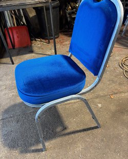 Blue Banqueting Chairs For Sale