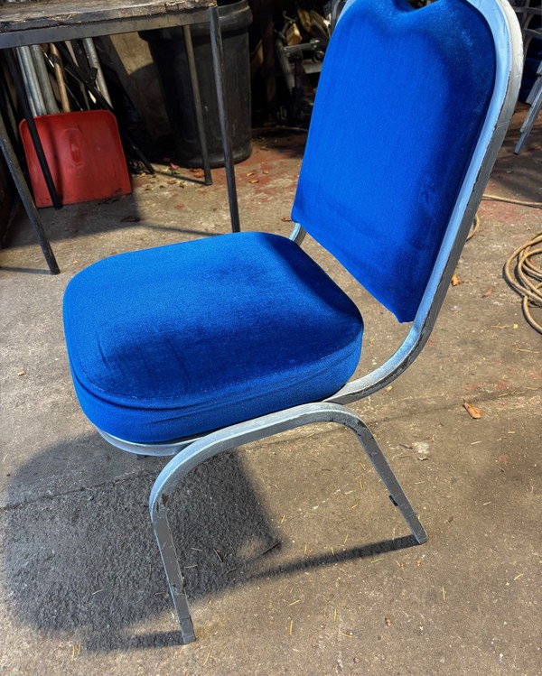 Blue Banqueting Chairs For Sale