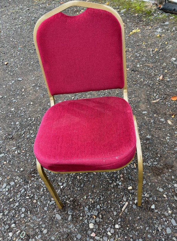 Red Banqueting Chairs For Sale