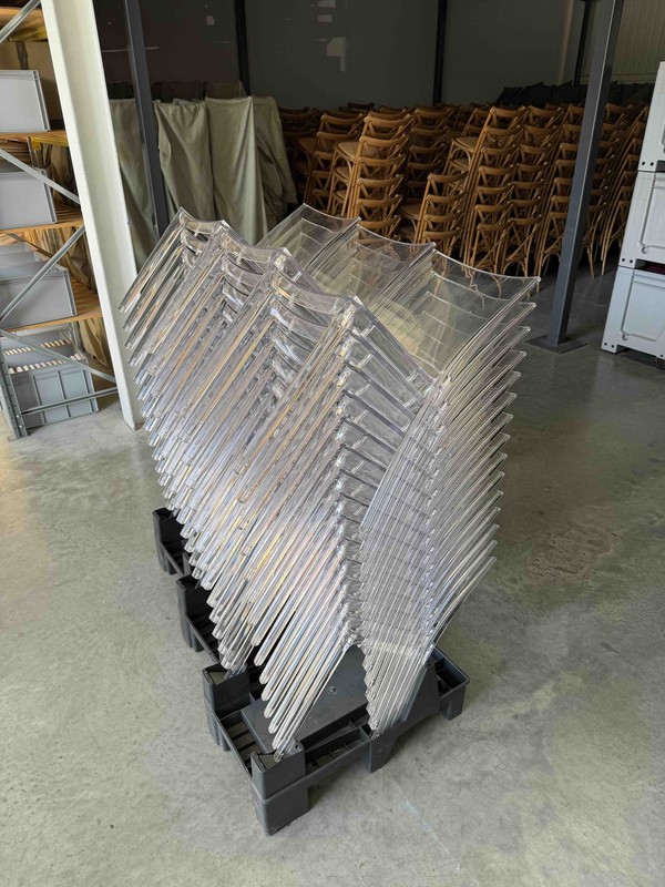 Pallet of Ghost Chairs