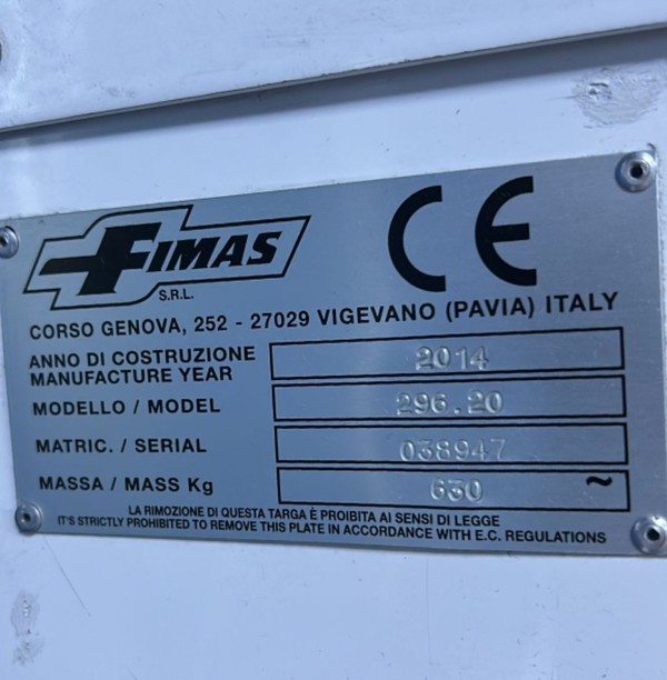 Fimas Cuff & Collar Machine