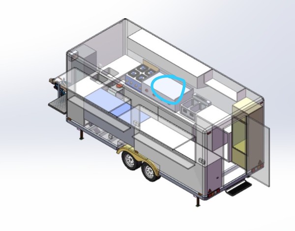 New 5m Catering Trailer