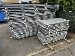 Secondhand Grumpy Joes Interlocking Plastic Marquee Floor For Sale