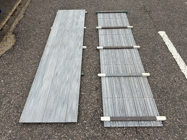 Secondhand Grumpy Joes Interlocking Plastic Marquee Floor For Sale