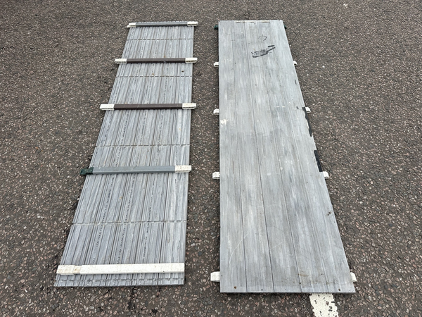 Secondhand Grumpy Joes Interlocking Plastic Marquee Floor For Sale