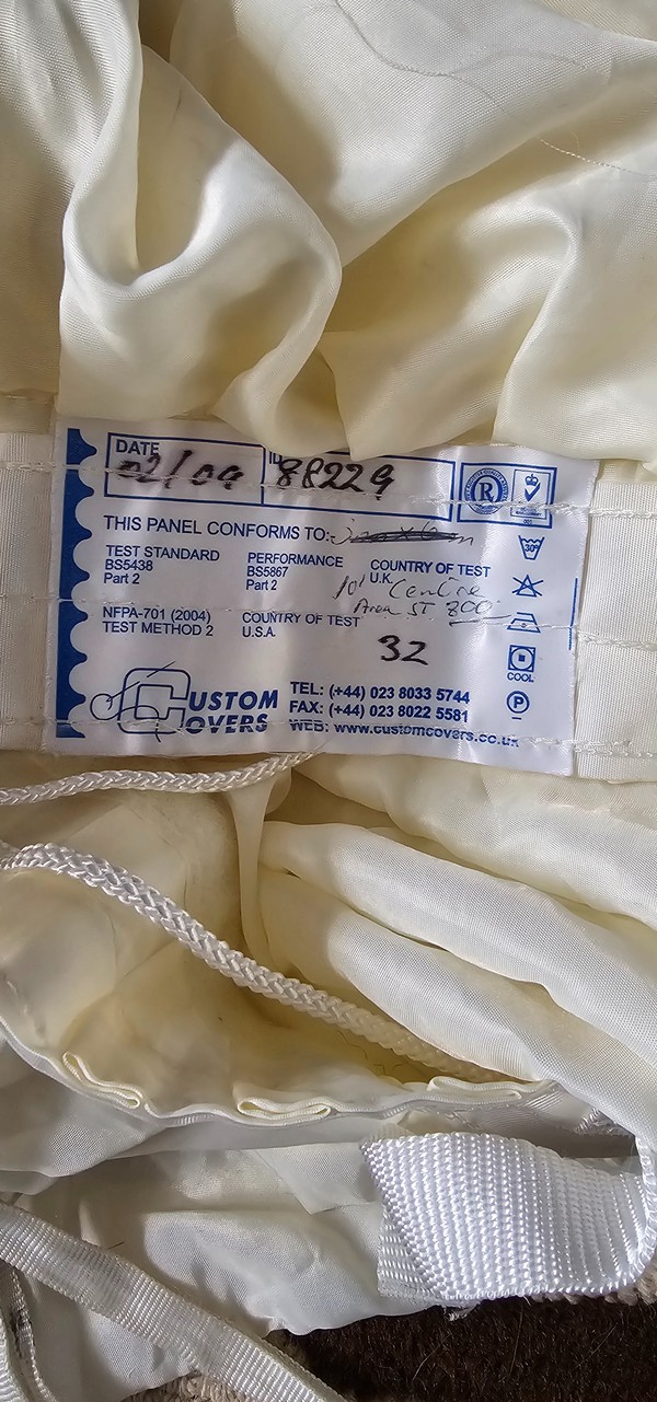 Used Custom Cover Linings