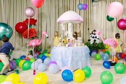 Alice in Wonderland themed party.
