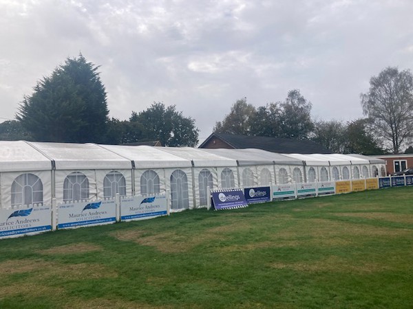 Long white marquee Long white marquee