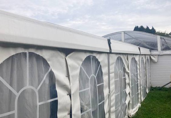 6m and 9m wide marquees for sale