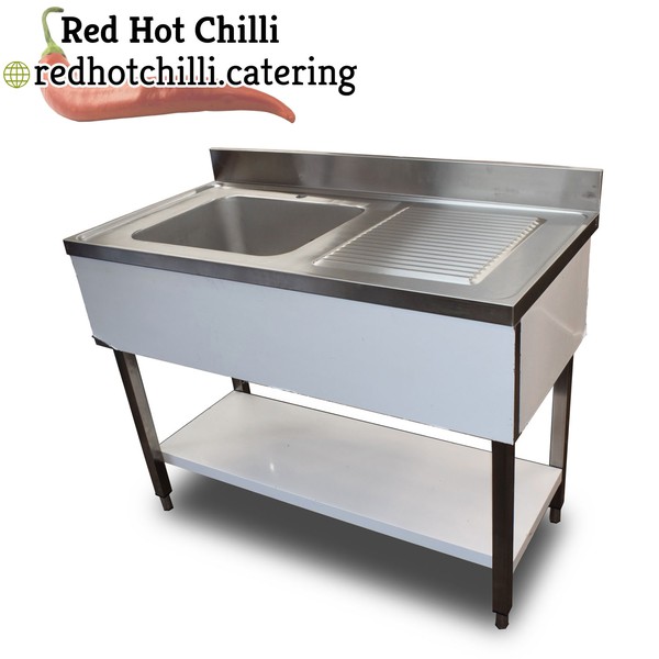 1m Stainless Steel Single Sink