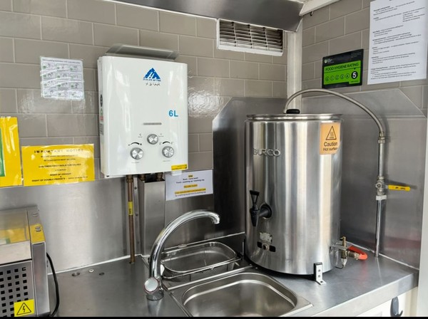 LPG water boiler