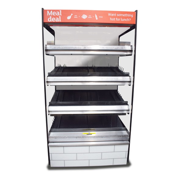 Nuttall Flexeserve 3 Tier Heated Grab and Go Unit