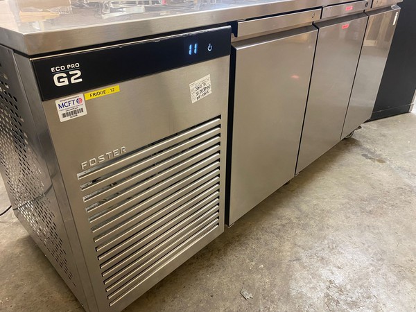 Secondhand Three Door Prep Fridge