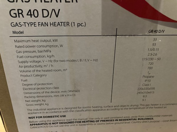 New Space Heaters For Sale