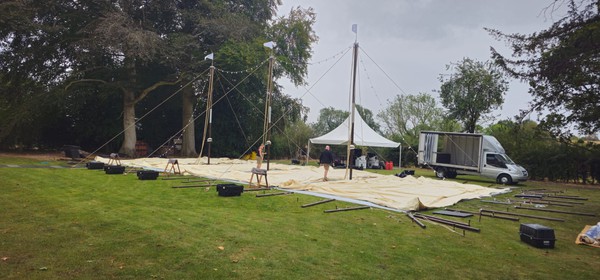 12m x 24m Sailcloth Marquee