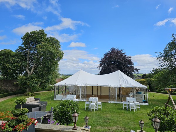 Used 6m x 12m Pole Marquee