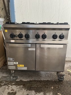 6 Burner Gas Range Cooker For Sale