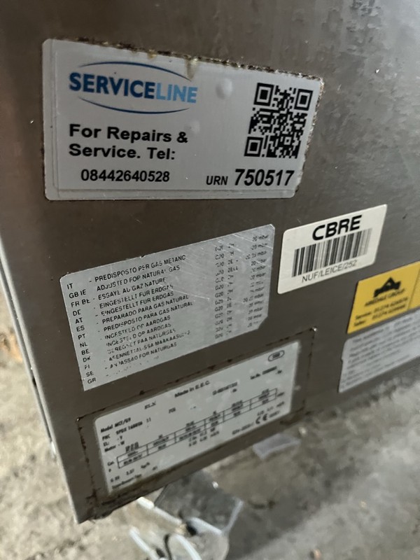 Used 6 Burner Oven On Castors