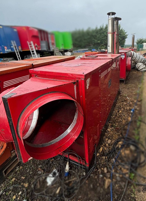 Large indirect space heater