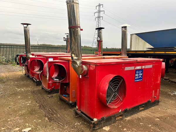 Large indirect space heaters