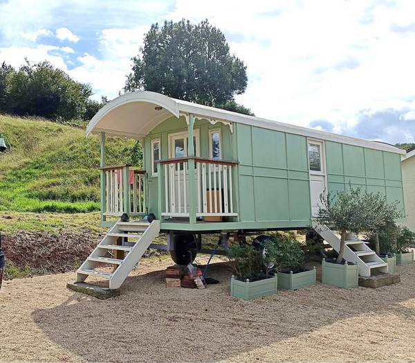 Secondhand Showman Wagon Glamping Caboose For Sale