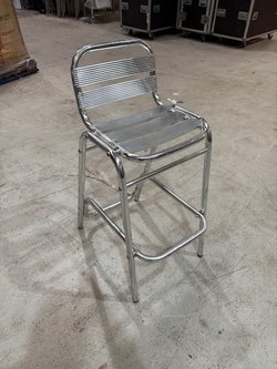 Aluminium high bar stool