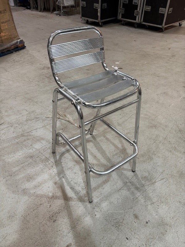 Aluminium high bar stool