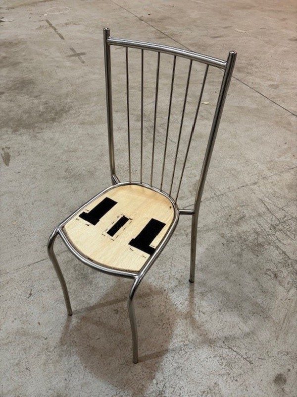 Chrome Paris dining chair for sale