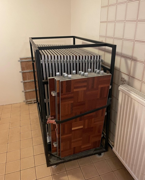 Dance Floor With Trolley