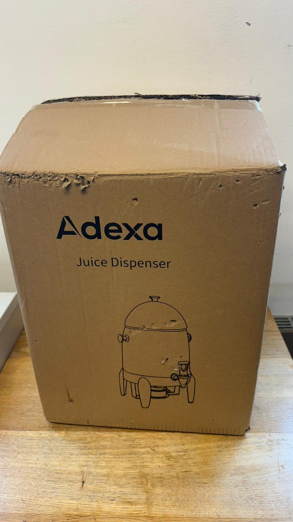 Juice dispenser card boad box