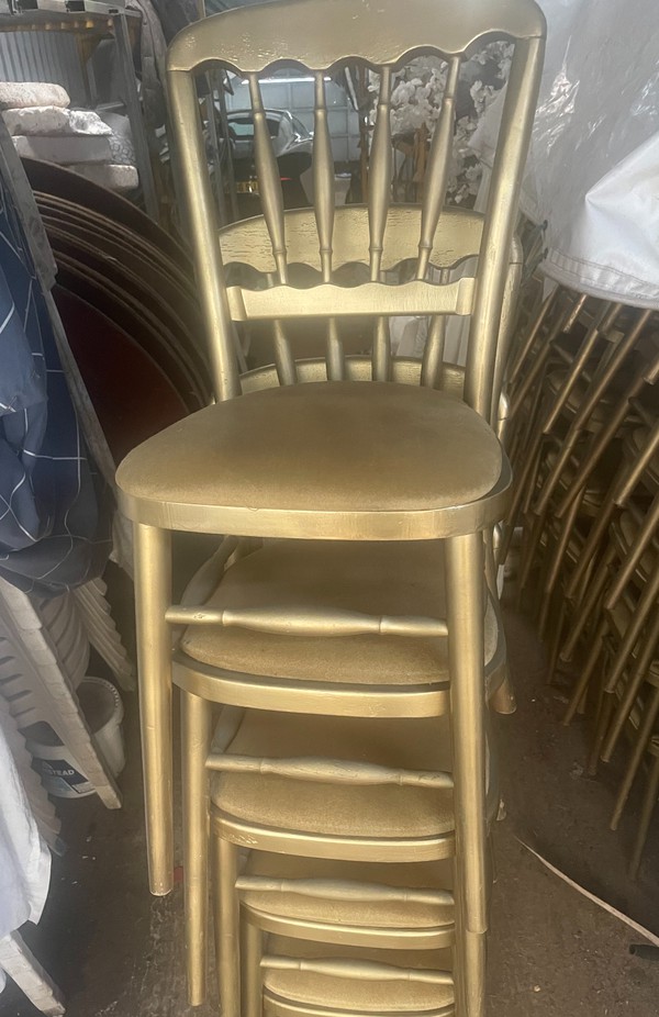 Secondhand Gold Cheltenham Chairs