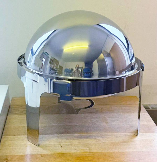 Round domed chafing dish for sale