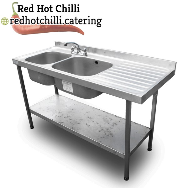 1.5m Double Bowl Sink