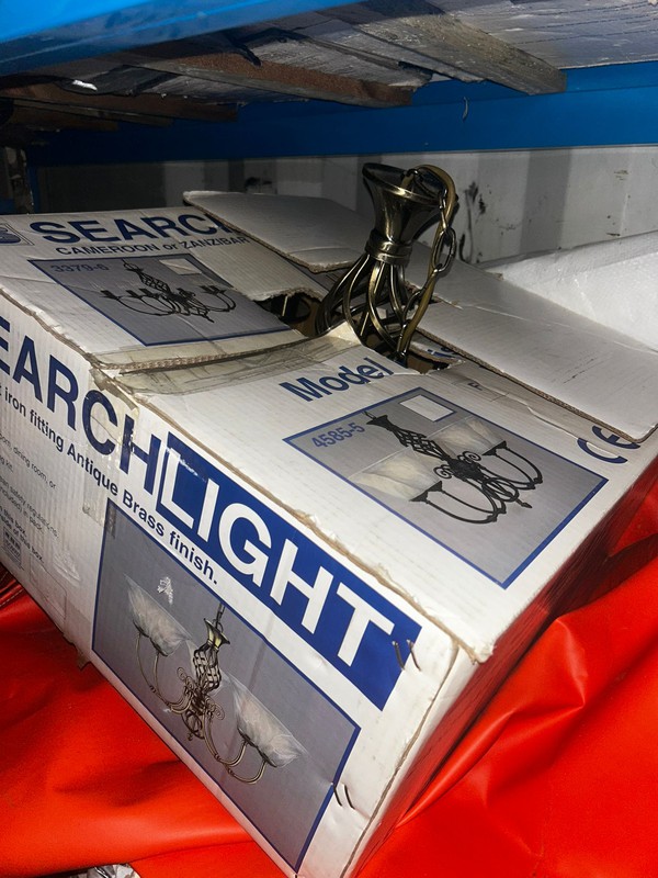 Search light chandelier
