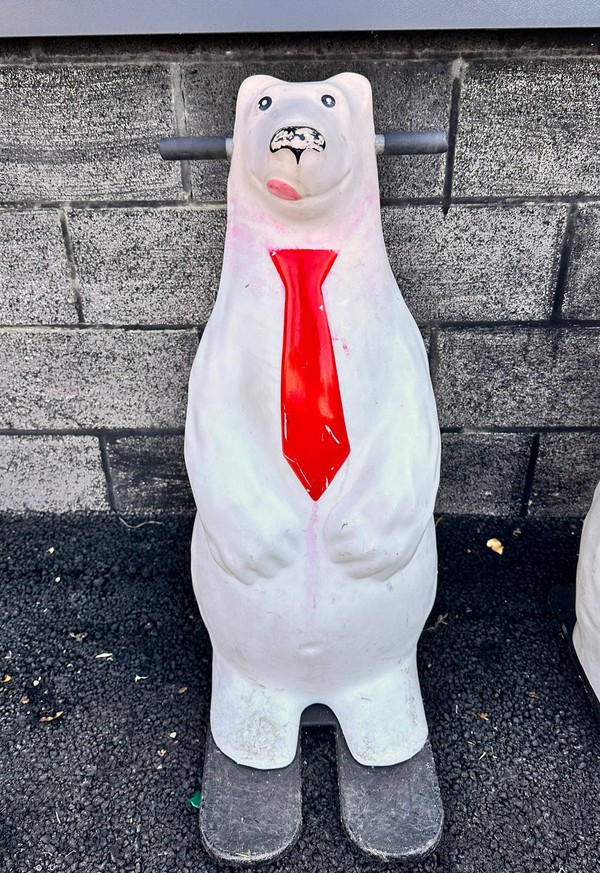 Second hand ice skate bear