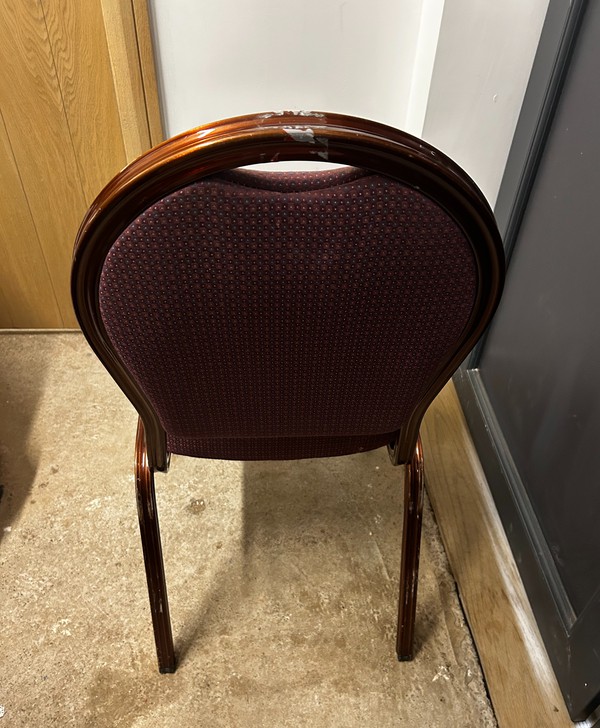 45x Purple Stacking Chairs
