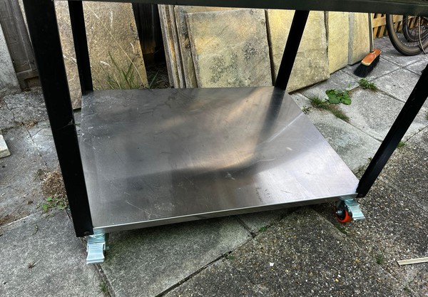 Gas Burner Range On Wheels