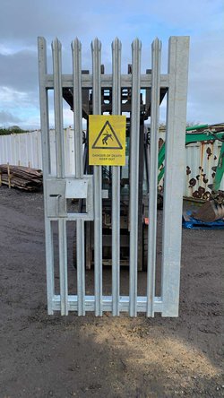 Heavy duty Palisade Personnel Gate