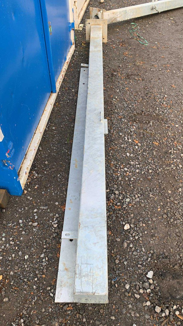 Heavy duty Palisade Personnel Gate post