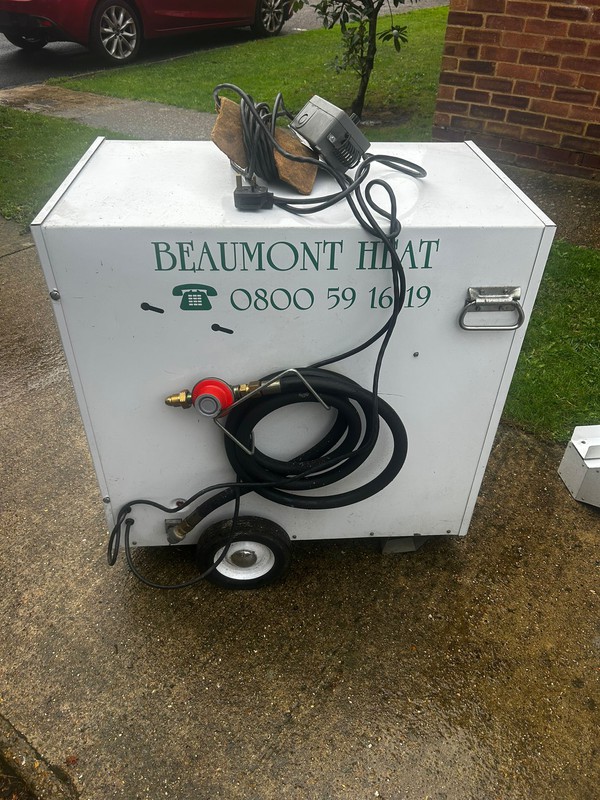 LB White Premier 170 LPG heater for sale