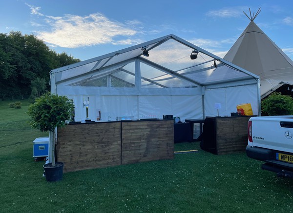 6m Clear PVC Roofs & Clear Gable Set