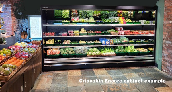 Refrigerated multideck shop displays