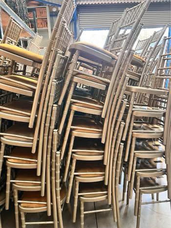 Chiavari stacking chairs for sale