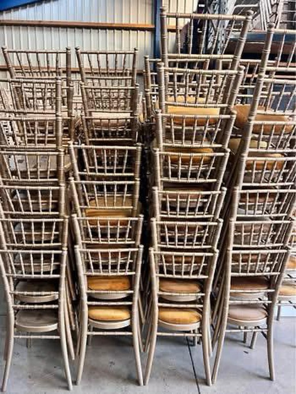 Gold Chivari Event Chairs
