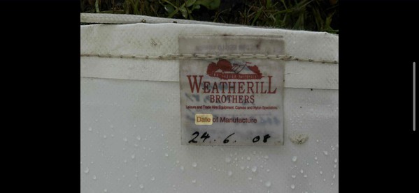 Weatherill Brothers marquee for sale