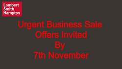 Urgent business sale