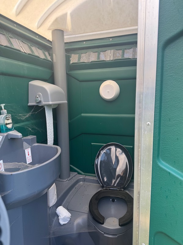 Nearly new PolyJohn toilet unit