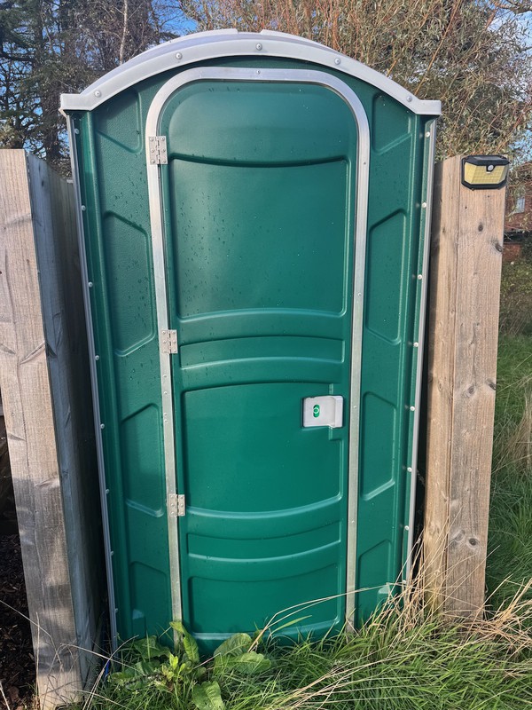Single toilet made by PolyJohn